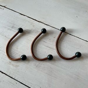 LL Bean Wooden Stocking Holders- Set of 3